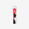 Je traduirais le nom du produit ainsi : **Multicoloured Cotton Keyring - Cat Games**