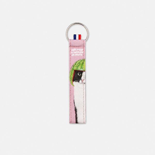 Porte-clés Coton Multicolore - Jeux de chats