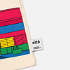 Multicoloured Cotton Tote Bag - Architecture - Cité des sciences et de l'Industrie