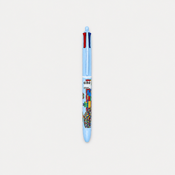 Blue 4-Colour Pen - Architecture - Cité des sciences et de l'Industrie