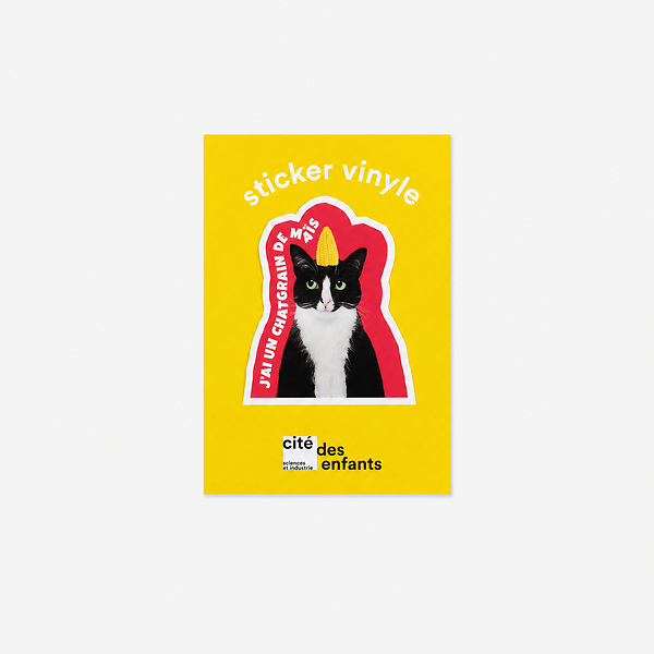 Red Sticker - CatCorn - Cat Games