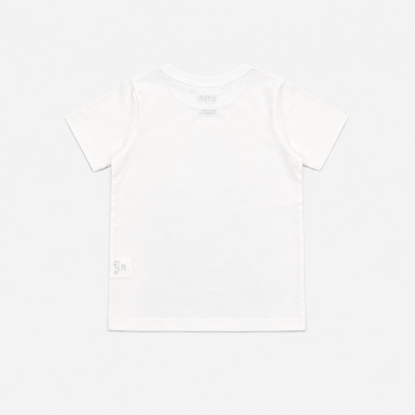 T-shirt Enfant ChatGlisse Blanc et Violet - Jeux de chats