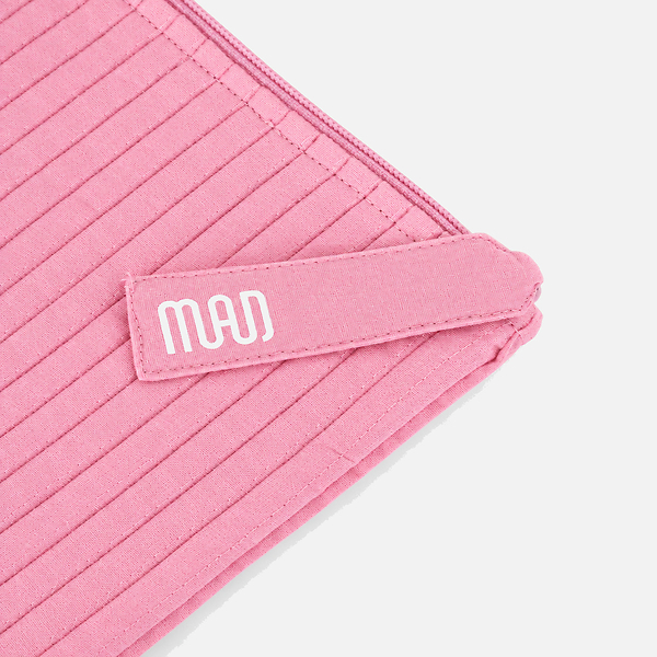 Pink Cotton Pouch - Look!