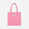 Pink Cotton Tote Bag - Look!
