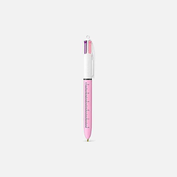 Pink Four-Colour Pen - Look!