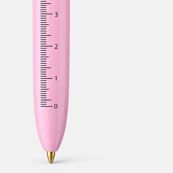 Pink Four-Colour Pen - Look!