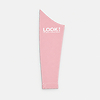 Pink Sleeve Bookmark - LOOK!