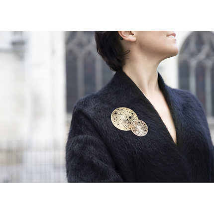 Broche Lunar Constance Guisset - grand modèle