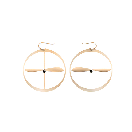 Akène earrings - Pink Gold