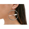 Akène earrings - Silverish