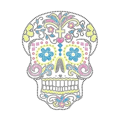 Crâne Mexicain Strass 2
