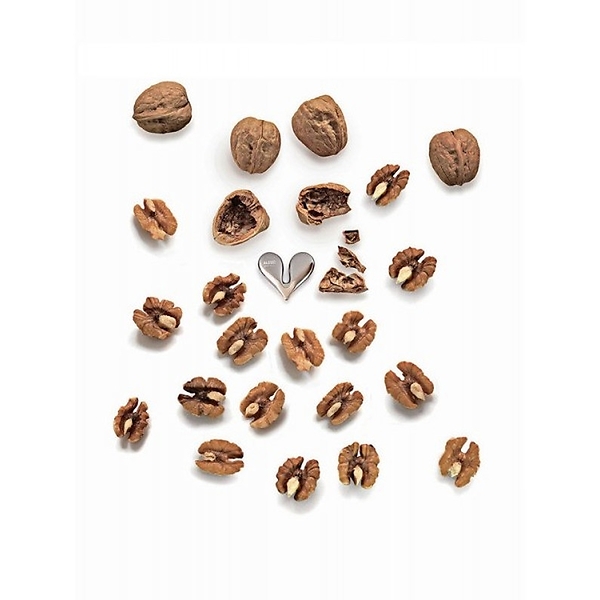 Heart Shape Steel Nut Opener