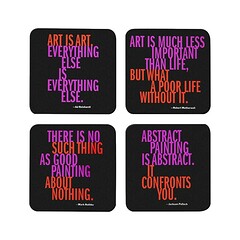 Coasters Artist's quotes MoMA